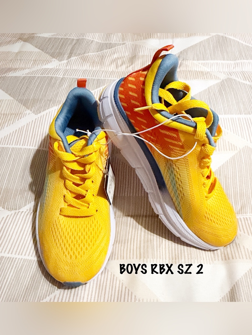 Kids Yellow Athletic Sneakers - Lightweight Comfort